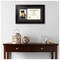 ArtToFrames 8x10 inch Diploma Frame with 6" x 8" Inch Image Opening - Framed with Black and Gold Mats, Comes with Regular Acrylic and Sawtooth Hanger for Wall Hanging (DT-8x10)